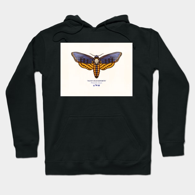 Deaths Head Hawkmoth Hoodie by christinahcreates